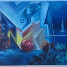 DAGO E. SEGUEl Masters of the Imagination Surreal Original Oil Painting