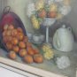 Original MCM Signed Oil Painting Still Life Fruit