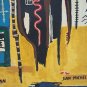 Jean-Michel Basquiat 1984 - NYC  SAMO SELF PRTRAIT  Painting Framed.