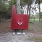 LARGE MODERN ABSTRACT STEEL  BRUTALIST  CORTEN  SCULPTURE