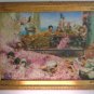 XX Large Realism Lady Figures, Framed Painting