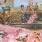 XX Large Realism Lady Figures, Framed Painting
