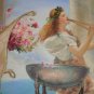 XX Large Realism Lady Figures, Framed Painting