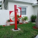 XXXL Outdoor-Indoor Industrial Steel Metal Garden Sculpture 72 H
