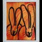 Hunt Slonem (American/Louisiana, b. 1951) , "Untitled (2 Bunnies)