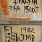 1982 Jean-Michel Basquiat Painting on Canvas Framed- Samo Hand.
