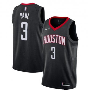 Chris Paul #3 Houston Rockets Swingman Jersey Black - Statement Edition S M L XL XXL XXXL