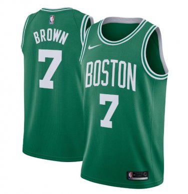 Jaylen Brown #7 Boston Celtics Swingman Jersey Green - Icon Edition S M L XL XXL XXXL