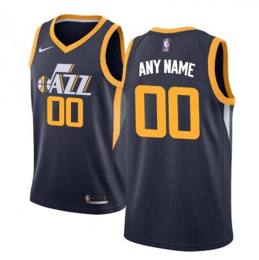 Custom Utah Jazz Swingman Jersey Navy - Icon Edition S M L XL XXL XXXL