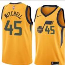 Donovan Mitchell #45 Utah Jazz Swingman Jersey Yellow - Association Edition S M L XL XXL XXXL