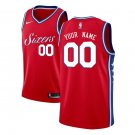 Custom Philadelphia 76ers Swingman Jersey Red - Statement Edition S M L XL XXL XXXL