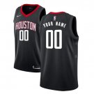 Custom Houston Rockets Swingman Jersey Black - Statement Edition S M L XL XXL XXXL