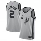 Kawhi Leonard #2 San Antonio Spurs Swingman Jersey Silver - Statement Edition S M L XL XXL XXXL
