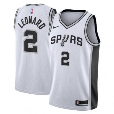 Kawhi Leonard #2 San Antonio Spurs Swingman Jersey White - Association Edition S M L XL XXL XXXL