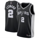 Kawhi Leonard #2 San Antonio Spurs Swingman Jersey Black - Icon Edition S M L XL XXL XXXL