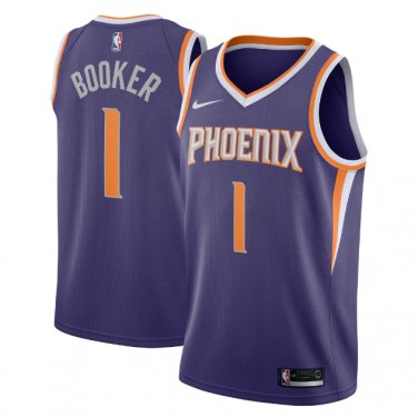 Devin Booker #1 Phoenix Suns Swingman Jersey Purple - Icon Edition S M L XL XXL XXXL