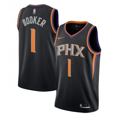 Devin Booker #1 Phoenix Suns Swingman Jersey Black - Statement Edition S M L XL XXL XXXL