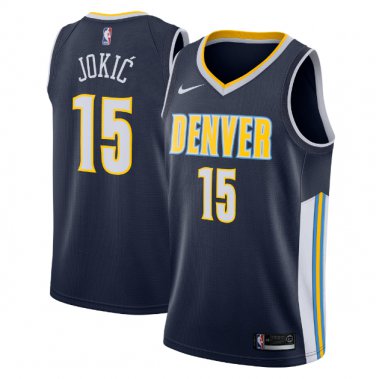 Nikola Jokic #15 Denver Nuggets Swingman Jersey Navy - Icon Edition S M L XL XXL XXXL