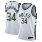 Giannis Antetokounmpo #34 Milwaukee Bucks Swingman Jersey White - Association Edition S / XXXL