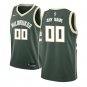 Custom Milwaukee Bucks Swingman Jersey Green - Icon Edition S M L XL XXL XXXL