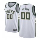 Custom Milwaukee Bucks Swingman Jersey White - Association Edition S M L XL XXL XXXL