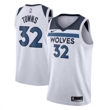 Karl-Anthony Towns #32 Minnesota Timberwolves Swingman Jersey White - Icon Edition S / XXXL