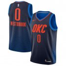 Russell Westbrook #0 Oklahoma City Thunder Swingman Jersey Navy - Statement Edition S M L XL XXL