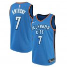 Carmelo Anthony #7 Oklahoma City Thunder Swingman Jersey Blue - Icon Edition S M L XL XXL XXXL