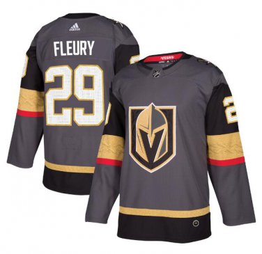 Marc-Andre Fleury #29 Vegas Golden Knights Player Men's Jersey Gray S M L XL XXL XXXL