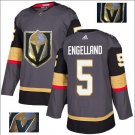 Deryk Engelland #5 Vegas Golden Knights Player Men's Jersey Gray S M L XL XXL XXXL