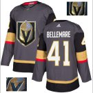 Pierre-Edouard Bellemare #41 Vegas Golden Knights Player Men's Jersey Gray S M L XL XXL XXXL