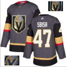 Luca Sbisa #47 Vegas Golden Knights Player Men's Jersey Gray S M L XL XXL XXXL