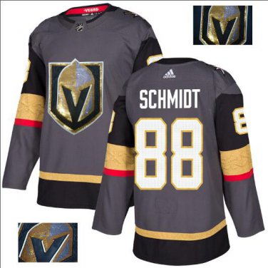Nate Schmidt #88 Vegas Golden Knights Player Men's Jersey Gray S M L XL XXL XXXL