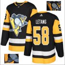 Kris Letang #58 Pittsburgh Penguins Player Men's Jersey Black S M L XL XXL XXXL
