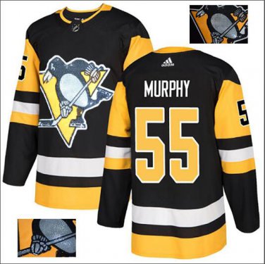 Larry Murphy #55 Pittsburgh Penguins Player Men's Jersey Black S M L XL XXL XXXL