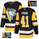 Daniel Sprong #41 Pittsburgh Penguins Player Men's Jersey Black S M L XL XXL XXXL