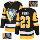 Scott Wilson #23 Pittsburgh Penguins Player Men's Jersey Black S M L XL XXL XXXL