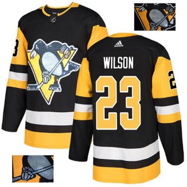 Scott Wilson #23 Pittsburgh Penguins Player Men's Jersey Black S M L XL XXL XXXL