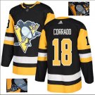 Frank Corrado #18 Pittsburgh Penguins Player Men's Jersey Black S M L XL XXL XXXL
