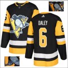 TREVOR DALEY #6 Pittsburgh Penguins Player Men's Jersey Black S M L XL XXL XXXL