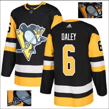 TREVOR DALEY #6 Pittsburgh Penguins Player Men's Jersey Black S M L XL XXL XXXL