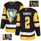 Chad Ruhwedel #2 Pittsburgh Penguins Player Men's Jersey Black S M L XL XXL XXXL