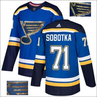 Vladimir Sobotka #71 St. Louis Blues Player Men's Jersey Blue S M L XL XXL XXXL