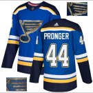 Chris Pronger #44 St. Louis Blues Player Men's Jersey Blue S M L XL XXL XXXL