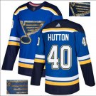 Carter Hutton #40 St. Louis Blues Player Men's Jersey Blue S M L XL XXL XXXL