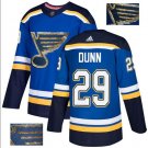 Vince Dunn #29 St. Louis Blues Player Men's Jersey Blue S M L XL XXL XXXL
