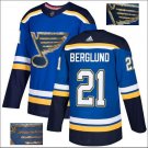 Patrik Berglund #21 St. Louis Blues Player Men's Jersey Blue S M L XL XXL XXXL