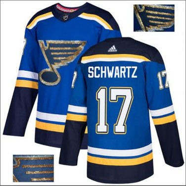 Jaden Schwartz #17 St. Louis Blues Player Men's Jersey Blue S M L XL XXL XXXL