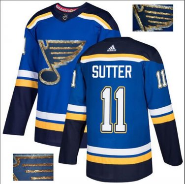 Brian Sutter #11 St. Louis Blues Player Men's Jersey Blue S M L XL XXL XXXL