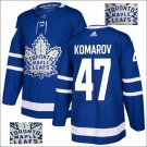 Leo Komarov #47 Toronto Maple Leafs Player Men's Jersey Blue S M L XL XXL XXXL